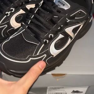 Dior Black and White Sneakers